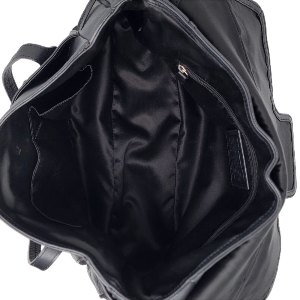 Coach Taylor Leather Satchel Black Shoulder Bag Crossbody F26781 - Picture 5 of 15